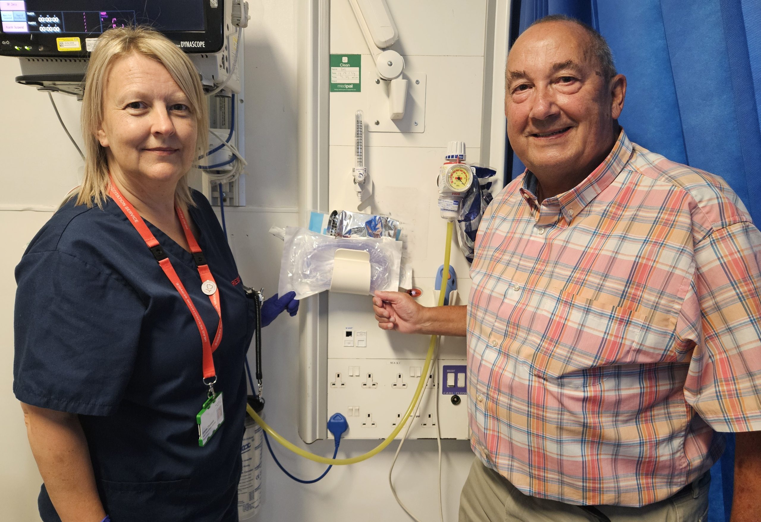 Emma and Steve with the Bedhead tidy